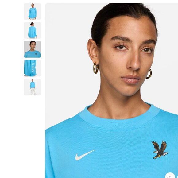 NIKE TEAM USA - USA Essentials Women's Nike Long-Sleeve Top - Picture 3 of 7